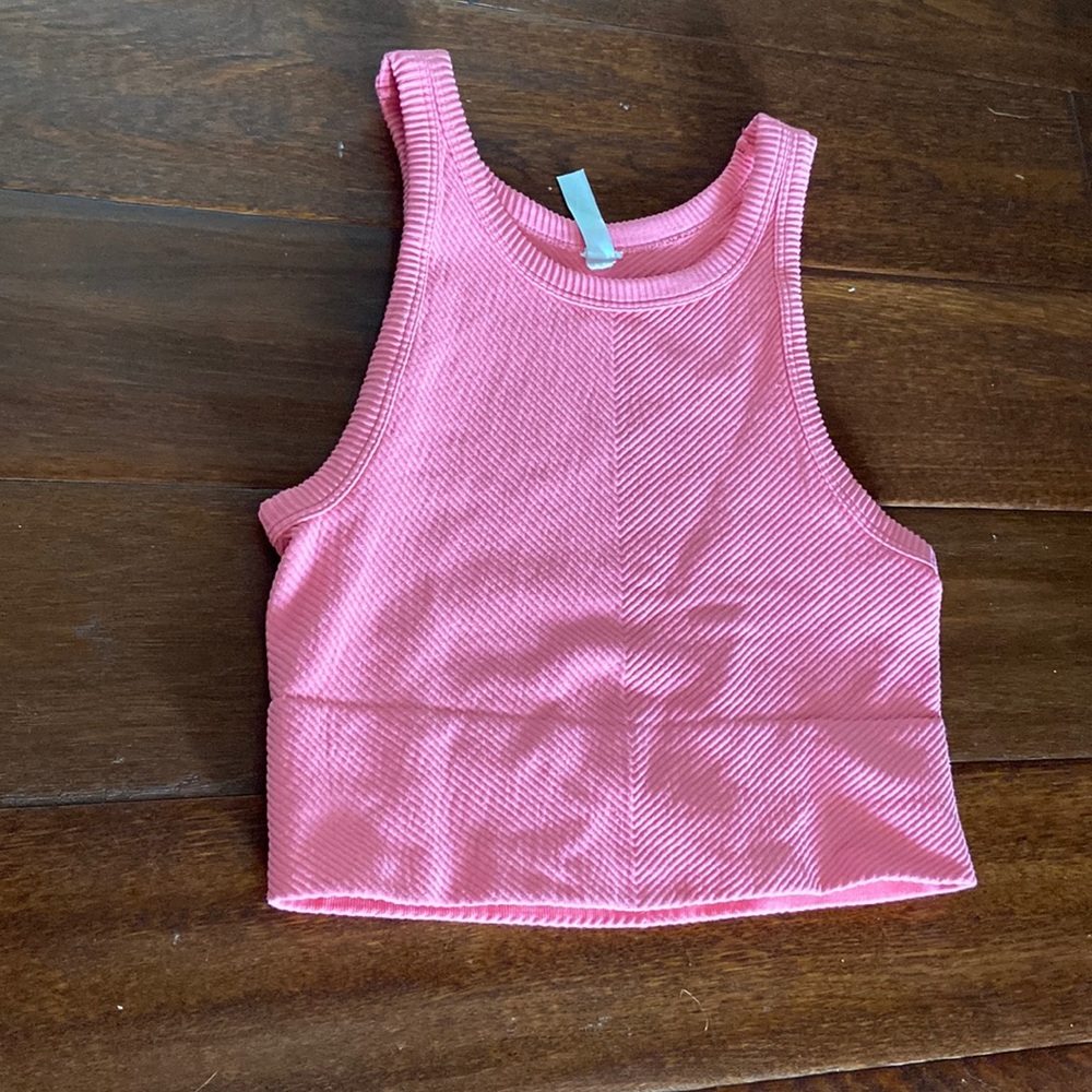 Pink Crop Tank Size XS/S